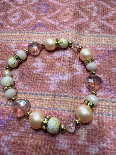 Pink Heart Bracelet