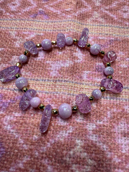 Purple Stone Bracelet