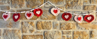 Crochet Heart Garland